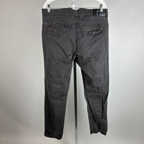 Carolina Hererra CH 2139 3207 Pants Mens Size 36x33 Gray Cotton Streetwear - Picture 3 of 4